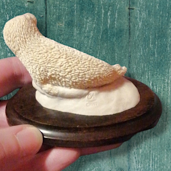 Vintage Handmade 90s Baby Seal Figure - Picture 2 of 4